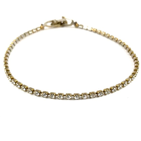 Jewelry - Cute Vintage Rhinestone Tennis Bracelet